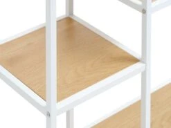 Étagère TRAPPEDAL 7 Tablettes Chêne/b. -Magasin De Meubles 161845