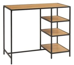 Table De Bar TRAPPEDAL 60x120 Chêne/noir