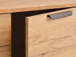 Commode 4 Tiroirs 1 Porte JENSLEV Combi Chêne -Magasin De Meubles 162114