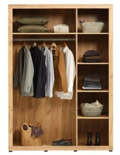 Armoire LINTRUP 157x220 Chêne -Magasin De Meubles 162200