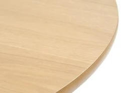 Table JEGIND Ø105 Chêne/noir -Magasin De Meubles 162218