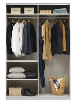 Armoire SALTOV 150x222 Blanc -Magasin De Meubles 162305