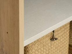 Armoire SALTOV 204x222 Chêne/noir -Magasin De Meubles 162318