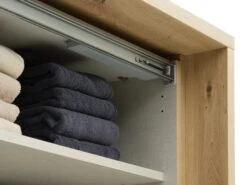 Armoire SALTOV 150x222 Chêne/noir -Magasin De Meubles 162339 1