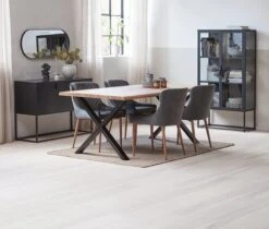 Buffet VIRUM 3 Portes Noir -Magasin De Meubles 164014