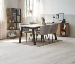 Vitrine TRAPPEDAL Chêne/noir -Magasin De Meubles 165008