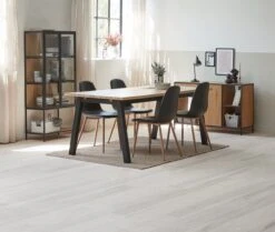 Vitrine TRAPPEDAL Chêne/noir -Magasin De Meubles 165009