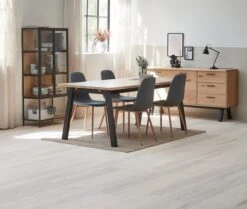 Vitrine TRAPPEDAL Chêne/noir -Magasin De Meubles 165011