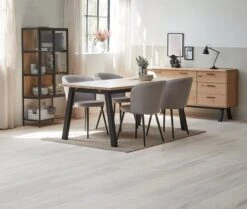 Vitrine TRAPPEDAL Chêne/noir -Magasin De Meubles 165013