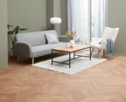 Royal Oak Table Basse TEBSTRUP 60x110 Chêne/noir -Magasin De Meubles 165024