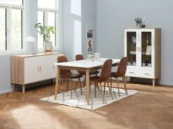 Buffet GAMMELGAB Chêne/blanc -Magasin De Meubles 165070 1