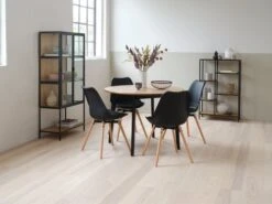 Étagère TRAPPEDAL 5 Tablettes Chêne/noir -Magasin De Meubles 165113