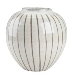Vase SOFUS Ø21xH21cm Gris/brun