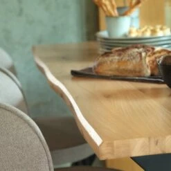 Royal Oak Table SANDBY 100x160 Chêne Naturel/noir -Magasin De Meubles 166662 1