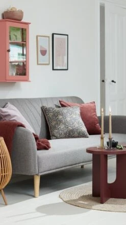 Canapé Convertible PARADIS Gris Clair -Magasin De Meubles 166680