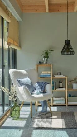 Fauteuil HUNDESTED Blanc Cassé -Magasin De Meubles 166729 1