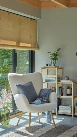 Fauteuil HUNDESTED Blanc Cassé -Magasin De Meubles 166731 1