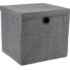 Boîte Rangement FRILO L32xL30xH29cm Gris