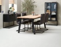 Buffet VIRUM 3 Portes Noir -Magasin De Meubles 168048