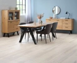 Royal Oak Table SANDBY 100x210 Chêne Naturel/noir -Magasin De Meubles 169342