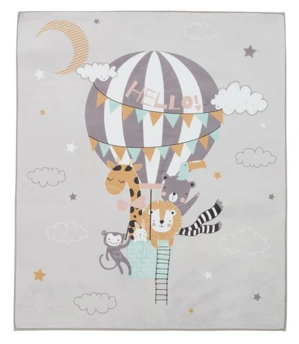 Tapis ARISTEA 100x120 Gris 1 Tapis ARISTEA 100x120 Gris