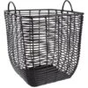 Panier BERGE L37xL37xH39cm Noir