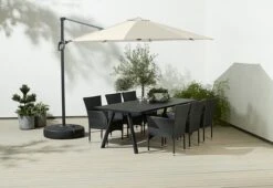 Parasol Déporté TRONDHEIM Ø300 Blanc Cassé -Magasin De Meubles 176505