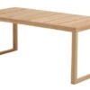 Table De Jardin EBBESKOV L90xL196 Teck