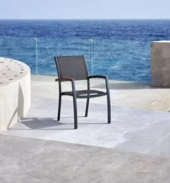 Chaise Empilable MADERNE Gris -Magasin De Meubles 178303