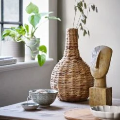 Sculpture ESKE L11xL10xH31cm Visage -Magasin De Meubles 178326