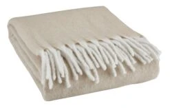 Plaid TUSENFRYD 130x180 Beige