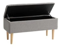 Banc BADSTED A/rangement Gris Clair -Magasin De Meubles 181291