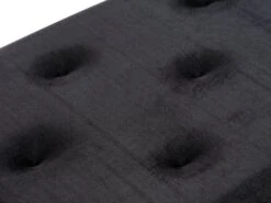 Banc BADSTED A/rangement Velours Noir -Magasin De Meubles 181508