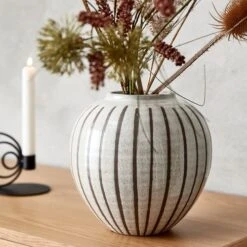 Vase SOFUS Ø21xH21cm Gris/brun 15 Vase SOFUS Ø21xH21cm Gris/brun -Magasin De Meubles 181587