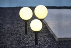 Lampe Solaire SOL Ø25xH60cm Blanc -Magasin De Meubles 181964