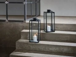 Lanterne VILLADS L20xL20xH50cm Noir 7 Lanterne VILLADS L20xL20xH50cm Noir -Magasin De Meubles 182494