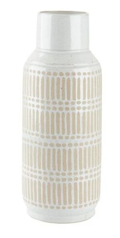 Vase GUSTAF Ø18xH47cm Blanc