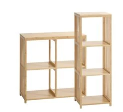 Étagère BALLUM 4 Tablettes Bambou -Magasin De Meubles 185236 1