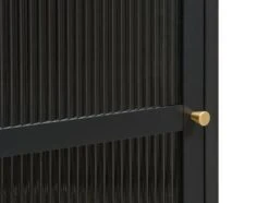 Vitrine HOPTRUP 1 Porte Noir -Magasin De Meubles 185595