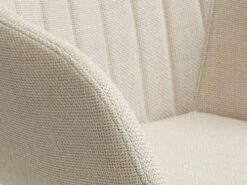 Chaise ADSLEV Tissu Beige/coloris Chêne -Magasin De Meubles 185734