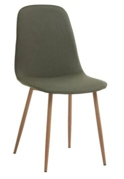 Chaise BISTRUP Olive/chêne