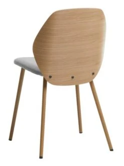 Royal Oak Chaise HORNE Gris Clair/chêne -Magasin De Meubles 185773