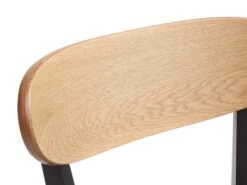 Chaise JEGIND Chêne/noir -Magasin De Meubles 185801