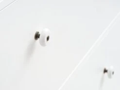 Commode 5 Tiroirs FREDENSBORG Blanc -Magasin De Meubles 185882