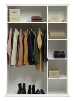 Armoire FREDENSBORG 140x200 Blanc -Magasin De Meubles 185928