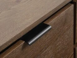 Royal Oak Buffet HORNBORG 2 Portes 3 Tiroirs Chêne Foncé -Magasin De Meubles 185990