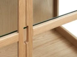 Royal Oak Vitrine LANGELINIE 3 Portes Chêne -Magasin De Meubles 185994