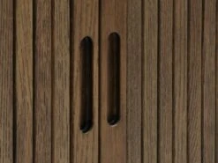 Royal Oak Buffet LYNGVIG 120 Cm Portes Coulissantes Chêne Foncé -Magasin De Meubles 186002