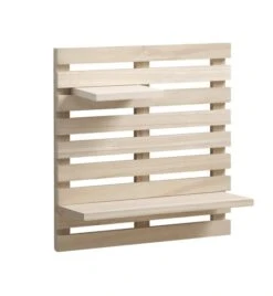 Étagère Murale KETTINGE 2 Tablettes Naturel