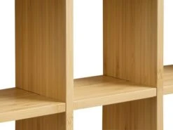 Étagère Murale TOLNE 12 Tablettes Bambou -Magasin De Meubles 186041